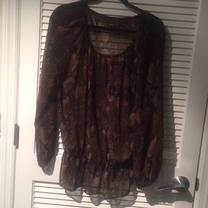 Python 🐍 Print Sheer Blouse